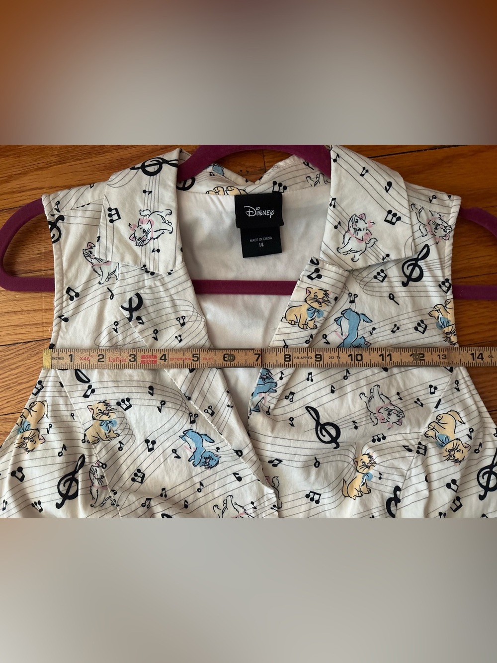 Torrid Disney Cream Aristocats Print Sleeveless Dress - Picture 7 of 9